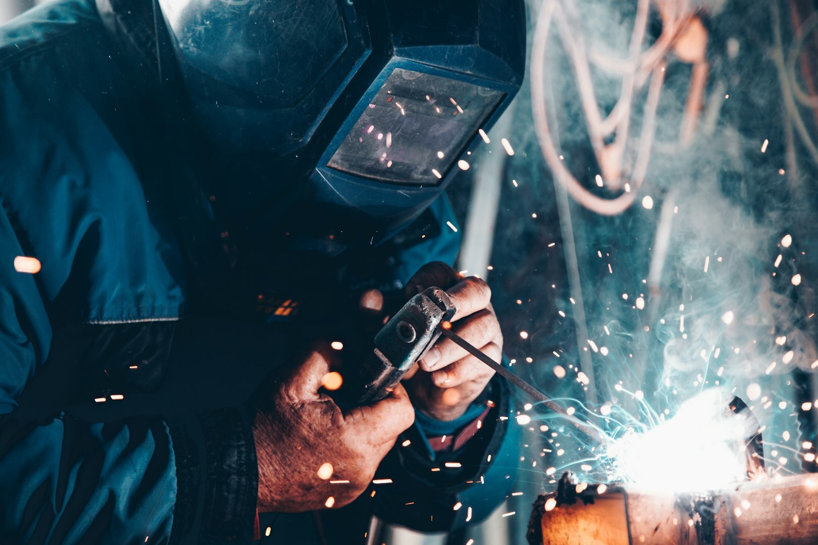 Welding and plastic restoration (frame, fairings, body panels)