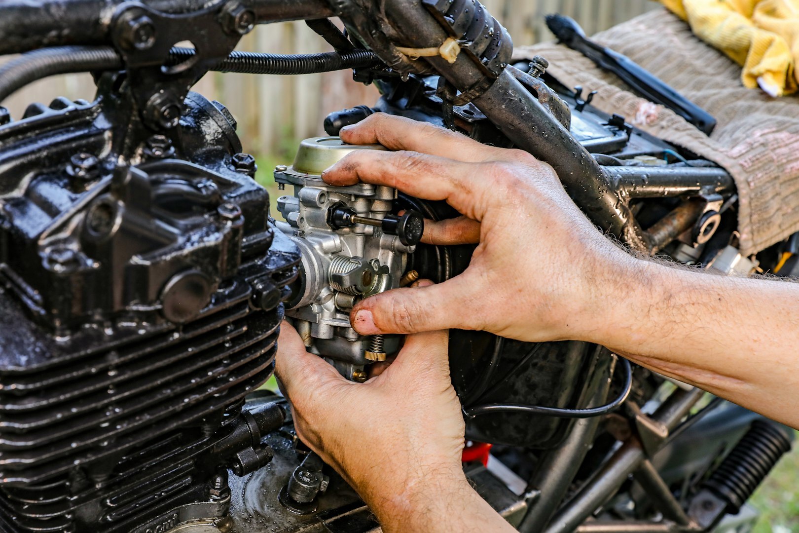 Diagnostics and repair of scooters and motorcycles